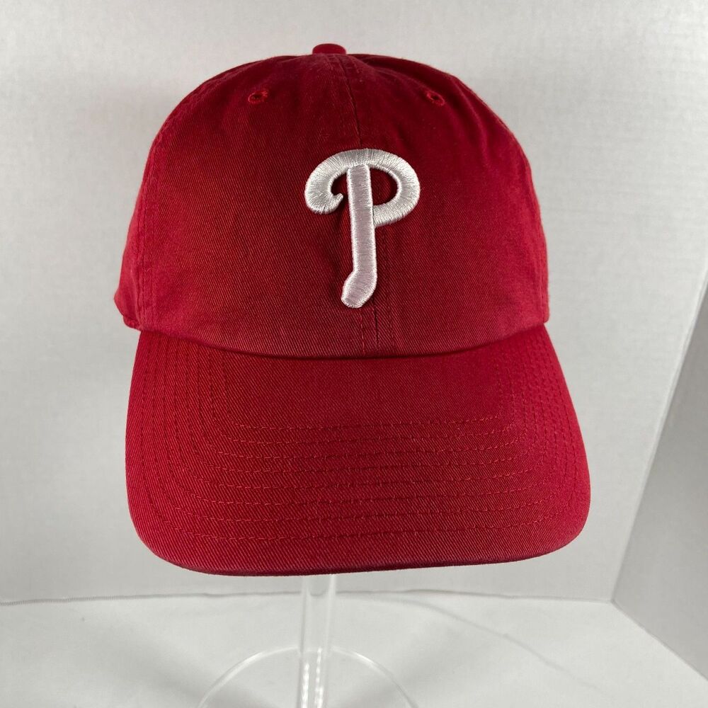 Philadelphia Phillies 47 Brand Twins Red Adjustable Hat MLB Baseball Cap